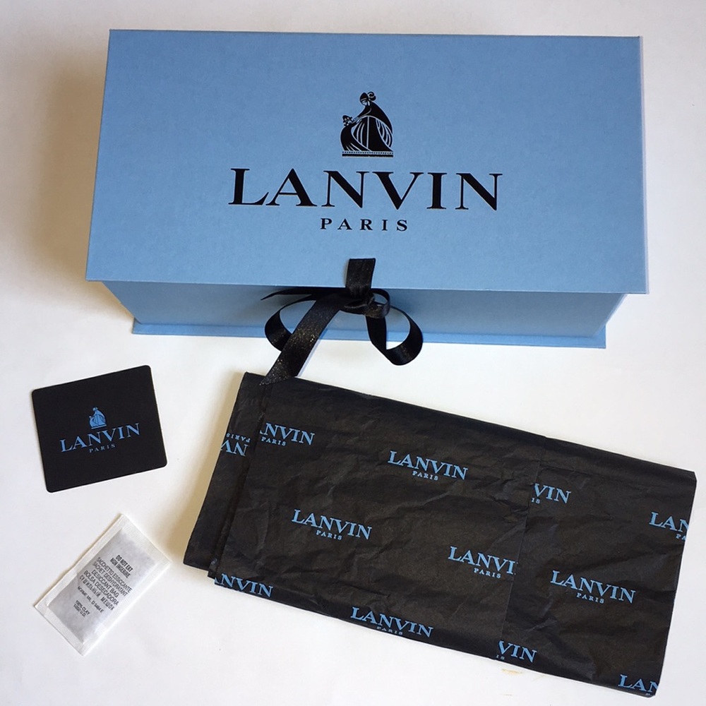Lanvin Paris Blue Shoe Box